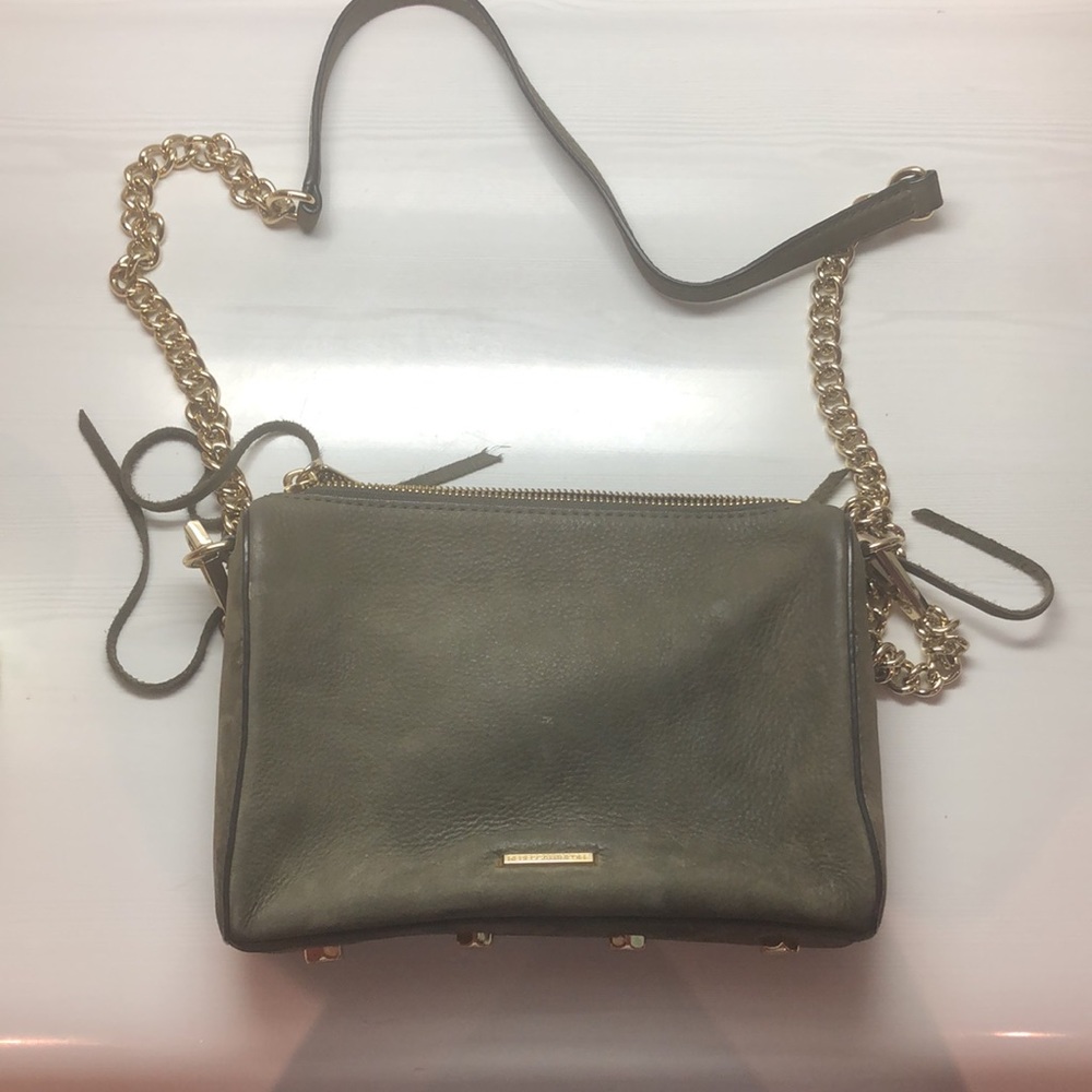 Rebecca Minkoff Olive & Gold Crossbody Bag - Picture 6 of 7